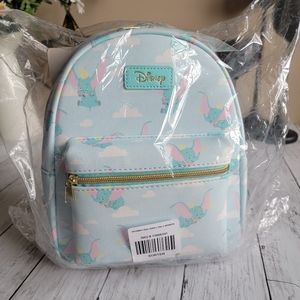 NWT Disney Loungefly Dumbo Flying Clouds Mini Backpack